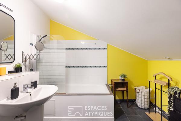 Appartement réinventé dans une ancienne teinturerie