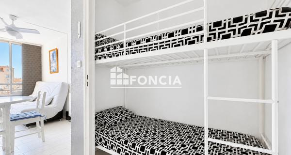 À vendre Appartement 2 pièces 22.11 m² - Le Cap D'agde 34300