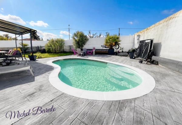 Grézieu-la-Varenne centre – Maison récente avec jardin, piscine et grand garage