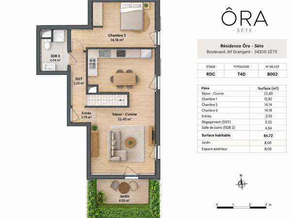 Appartement
         4 pièces
        - 93 m² Bien prestige 450 000 € *