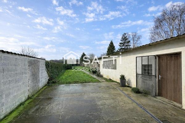 Maison 135 m² – 4 chambres – Grand garage – Terrain 696 m²