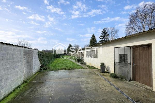 Maison 135 m² – 4 chambres – Grand garage – Terrain 696 m²