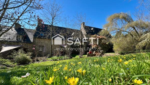 Grande propriété de 357m² constituée de 2 logements à 12 mn de VANNES