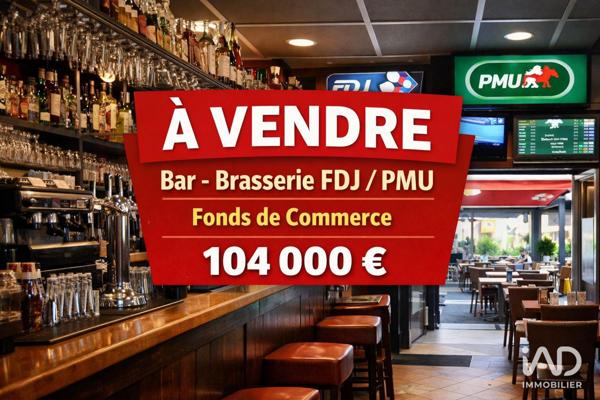 Bar-brasserie à vendre 50 m² Saint-Estève
