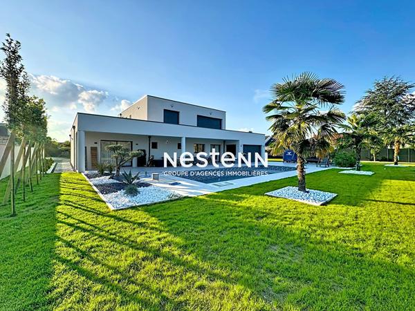 Villa contemporaine d'exception de 245 m² avec piscine située à Joué-lès-Tours ? Proche Lac