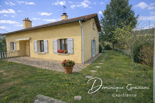 Maison de plain-pied avec vue dégagée et beau potentiel à Aurec-sur-Loire