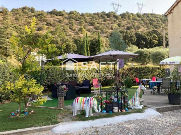 Bas de villa avec jardin, patio et fort potentiel locatif à Oraison