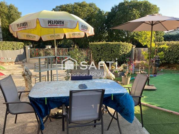 Bas de villa avec jardin, patio et fort potentiel locatif à Oraison