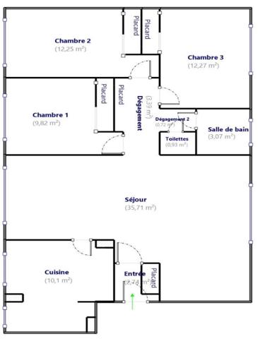Résidence arborée proche de toutes commodités