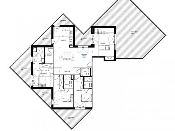 Appartement à vendre 5 pièces 137 m² Montpellier