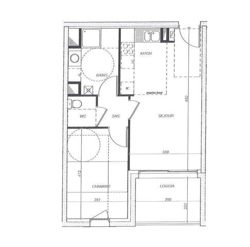 Appartement 2 pièces - 44210 Pornic -  Centre