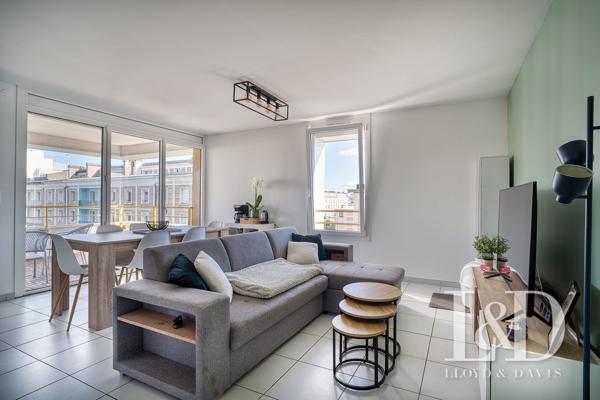 Immobilier Lorient -T2 dans résidence sécurisée de 2020 - Grand balcon - place de parking sous-terrain