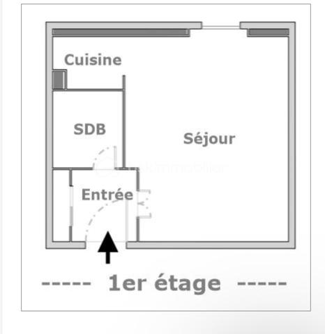 Appartement de 33,07 m²