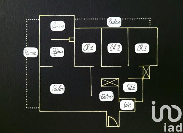 Appartement à vendre 5 pièces 81 m² Saint-Julien-lès-Metz
