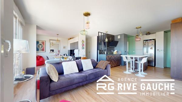 Appartement T3/T4 en dernier étage avec toit-terrasse de 47 m² et vue exceptionnelle
