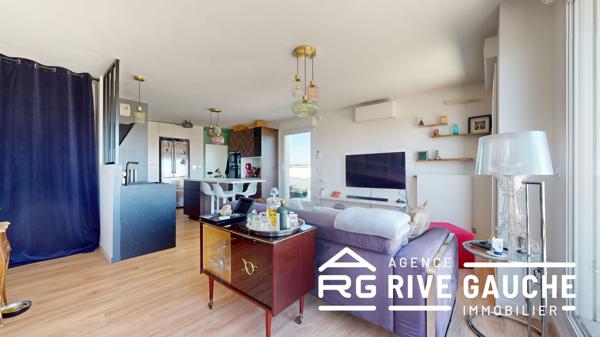 Appartement T3/T4 en dernier étage avec toit-terrasse de 47 m² et vue exceptionnelle