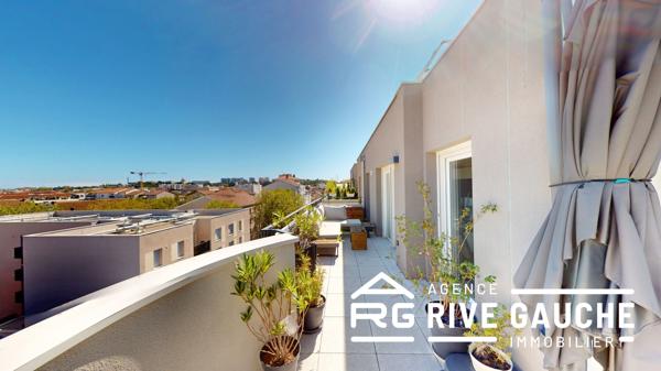 Appartement T3/T4 en dernier étage avec toit-terrasse de 47 m² et vue exceptionnelle
