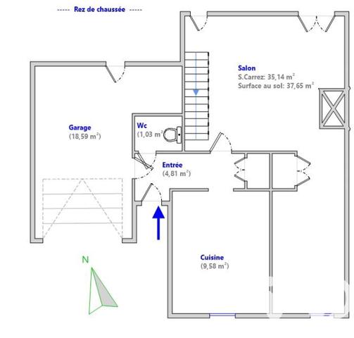 Maison à vendre 4 pièces 93 m² Saint-Jean