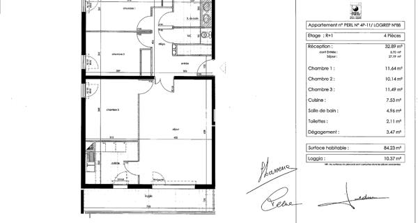 À vendre Appartement 4 pièces 84.23 m² - Saint-germain-en-laye 78100