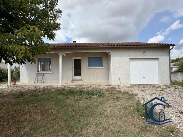 Maison de plain-pied aux portes de Royan – 2 chambres, garage et jardin