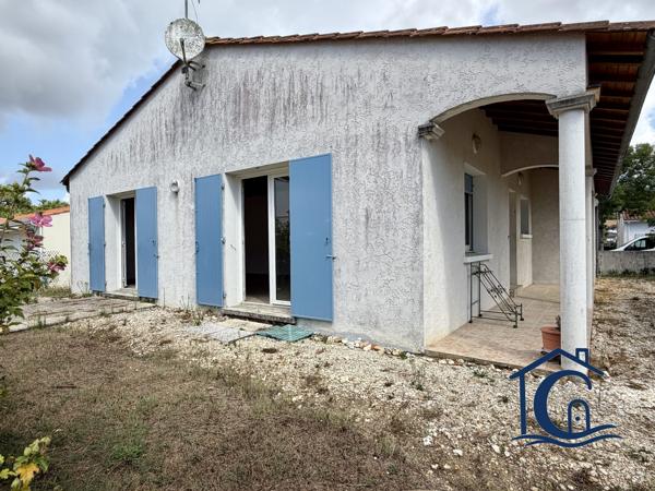 Maison de plain-pied aux portes de Royan – 2 chambres, garage et jardin