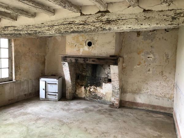 Petite maison à rénover sur grand terrain