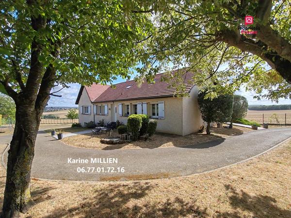BEYNES 78650 Maison individuelle sur sous-sol total - 1 étage - 7 chambres - Terrain - 686500 HAI