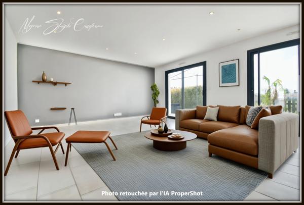 VILLA CONTEMPORAINE de plain-pied à vendre 5 pièces SOUSTONS (40) 142m² proche du lac.