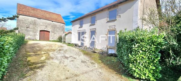 Maison 120 m² avec grange et terrain de 1050 m² – Cérilly (21330)
