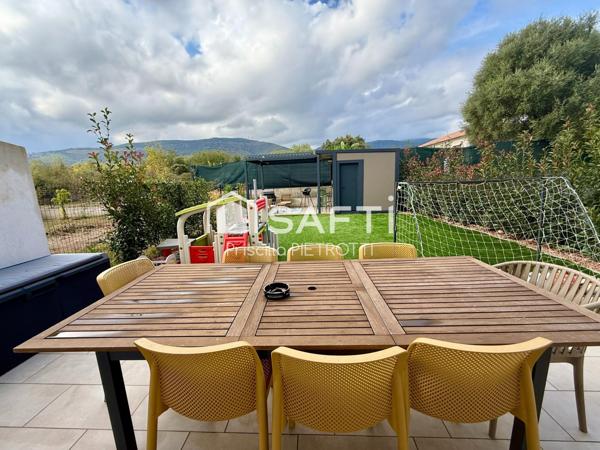 Un bien rare à Lucciana : confort moderne, luminosité et extérieur d’exception