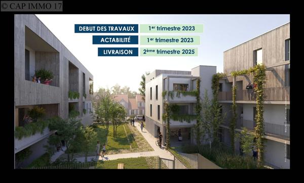 Appartement de 53,26 m² en vente à LA ROCHELLE