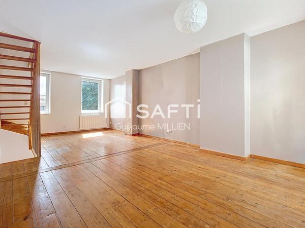 Hyper centre - Maison 3 chambres + jardin