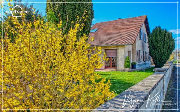 Maison individuelle de 122 m² à vendre 5 pièces KERTZFELD (67) avec dépendance et potentiel d'évolution - Terrain de 387 m²