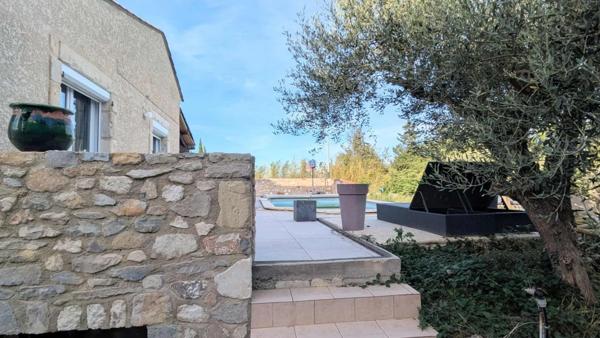 SAINT CHRISTOL LES ALES (30) À VENDRE – Superbe propriété avec deux logements, piscine, dépendances et plus de 2,6 hectares de terrain