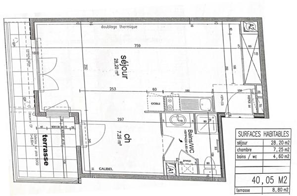 Appartement T1 BIS CRAPONNE (69) - 40m²
