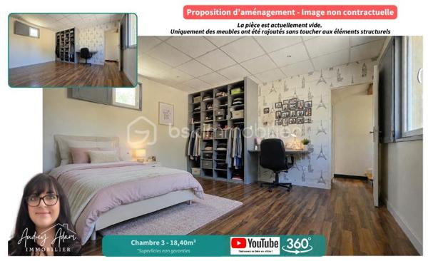 Les points forts de cette maison:
-	Chasné sur Illet (secteur nord de Rennes recherché), village adjacent à Liffré (5km)
-       Diagnostic C
-	Maison plain pied
-	Maison non mitoyenne
-	Nombreux rangements
-	Belle luminosité
-	Buanderie
-	Magnifique pièce à vivre
-	Grande cuisine
-	3 chambres possibilité 4
-	Entièrement clôturée  
-       Terrasse exposée Sud
-       Atelier
-       Cour en enrobé de près de 180m²
-       Rangements/dressings...

Les extérieurs : 
Implantée sur un terrain clos de 699 m² - Maison familiale - Cour enrobée de 180m² environ permettant de stationner plusieurs véhicules - Cabanon/atelier idéal pour le rangement ou le bricolage - Deux terrasses exposées plein sud - Store banne - Profiter des beaux jours en toute tranquillité.

La maison :
Plain-pied... Rare ! - Maison de près de 140m² - Volumes généreux - Belle luminosité avec une double exposition et lumière traversante -  Vaste pièce de vie traversante nord/sud d’environ 60 m² ouverte sur la terrasse, offrant un espace de vie convivial et chaleureux, sublimé par un poêle à granulés - La cuisine, spacieuse, aménagée et entièrement équipée, séduira les amateurs de convivialité avec ses nombreux rangements, ses grands plans de travail et son espace repas. Buanderie attenante, pensée comme une véritable cuisine secondaire, vient compléter cet espace avec un confort rare au quotidien 

Côté nuit à l'opposé de l'espace de vie pour plus de tranquillité -  Trois chambres sur parquet - La maison disposait initialement de 4 chambres - La 4ᵉ chambre a été ouverte sur la pièce de vie par les propriétaires actuels - Possibilité de la recréer par l’ajout de 2 cloisons et d’une porte une 4ème chambre d’env. 12 m² offrant une pièce de vie d’env. 46 m² - Première chambre d’environ 10 m² - Deux plus grandes chambres de plus de 18 m² chacune, dotées de rangements intégrés de style dressing - La salle d’eau moderne dispose d’une douche à l’italienne (receveur ultra-plat), d’une double vasque et d’une fenêtre apportant lumière naturelle et ventilation - Toilettes suspendues séparées.

Côté technique :
Assainissement collectif - Chauffage mixte (granulés + radiateurs électriques haut de gamme) - Menuiseries PVC double vitrage - Faibles consommation énergétiques - Bonne isolation - Diagnostic C !

Le secteur : 
Située à seulement 5 minutes du centre de Liffré, en plein cœur du bourg de Chasné-sur-Illet, cette maison familiale vous séduira par son environnement calme et agréable, à proximité immédiate des commerces et des écoles accessibles à pied.
Située dans une commune dynamique alliant charme de la campagne et proximité de Rennes, vous profiterez de commerces, écoles, services et d’un accès rapide aux axes routiers vers Liffré et Saint-Aubin-d’Aubigné. Un cadre calme et agréable, idéal pour une vie de famille tout en restant connecté à la métropole rennaise. J'attends votre appel pour répondre à vos questions et planifier une visite.

Visite virtuelle 360° sur demande,
Vidéo de présentation sur ma page YouTube,

Certaines photos peuvent être retouchées par IA uniquement pour l’ameublement virtuel ou le désencombrement sans altérer les volumes, la configuration et les caractéristiques du bien. Toute utilisation de l’IA est signalée sur la photo concernée afin de ne pas vous offrir d'annonce mensongère..

J'attends votre appel pour planifier une visite. Dans le cadre de votre projet d’acquisition et conformément aux dispositions de la loi ELAN, nous souhaitons vous informer de vos droits avant la visite du bien que vous envisagez. Nous vous rappelons que vous avez la possibilité de vous faire accompagner, lors de la visite, par un professionnel de la construction de votre choix (architecte, expert en bâtiment, maître d’œuvre, artisan, etc.). Cette démarche peut vous permettre d’obtenir un avis technique éclairé sur l’état du bien, d’identifier d’éventuels travaux à prévoir et de sécuriser votre projet d’acquisition. Nous vous remercions de bien vouloir nous informer en amont de la visite si vous souhaitez être accompagné(e), afin de faciliter l’organisation de celle-ci dans les meilleures conditions.
