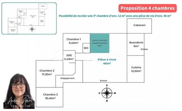 Les points forts de cette maison:
-	Chasné sur Illet (secteur nord de Rennes recherché), village adjacent à Liffré (5km)
-       Diagnostic C
-	Maison plain pied
-	Maison non mitoyenne
-	Nombreux rangements
-	Belle luminosité
-	Buanderie
-	Magnifique pièce à vivre
-	Grande cuisine
-	3 chambres possibilité 4
-	Entièrement clôturée  
-       Terrasse exposée Sud
-       Atelier
-       Cour en enrobé de près de 180m²
-       Rangements/dressings...

Les extérieurs : 
Implantée sur un terrain clos de 699 m² - Maison familiale - Cour enrobée de 180m² environ permettant de stationner plusieurs véhicules - Cabanon/atelier idéal pour le rangement ou le bricolage - Deux terrasses exposées plein sud - Store banne - Profiter des beaux jours en toute tranquillité.

La maison :
Plain-pied... Rare ! - Maison de près de 140m² - Volumes généreux - Belle luminosité avec une double exposition et lumière traversante -  Vaste pièce de vie traversante nord/sud d’environ 60 m² ouverte sur la terrasse, offrant un espace de vie convivial et chaleureux, sublimé par un poêle à granulés - La cuisine, spacieuse, aménagée et entièrement équipée, séduira les amateurs de convivialité avec ses nombreux rangements, ses grands plans de travail et son espace repas. Buanderie attenante, pensée comme une véritable cuisine secondaire, vient compléter cet espace avec un confort rare au quotidien 

Côté nuit à l'opposé de l'espace de vie pour plus de tranquillité -  Trois chambres sur parquet - La maison disposait initialement de 4 chambres - La 4ᵉ chambre a été ouverte sur la pièce de vie par les propriétaires actuels - Possibilité de la recréer par l’ajout de 2 cloisons et d’une porte une 4ème chambre d’env. 12 m² offrant une pièce de vie d’env. 46 m² - Première chambre d’environ 10 m² - Deux plus grandes chambres de plus de 18 m² chacune, dotées de rangements intégrés de style dressing - La salle d’eau moderne dispose d’une douche à l’italienne (receveur ultra-plat), d’une double vasque et d’une fenêtre apportant lumière naturelle et ventilation - Toilettes suspendues séparées.

Côté technique :
Assainissement collectif - Chauffage mixte (granulés + radiateurs électriques haut de gamme) - Menuiseries PVC double vitrage - Faibles consommation énergétiques - Bonne isolation - Diagnostic C !

Le secteur : 
Située à seulement 5 minutes du centre de Liffré, en plein cœur du bourg de Chasné-sur-Illet, cette maison familiale vous séduira par son environnement calme et agréable, à proximité immédiate des commerces et des écoles accessibles à pied.
Située dans une commune dynamique alliant charme de la campagne et proximité de Rennes, vous profiterez de commerces, écoles, services et d’un accès rapide aux axes routiers vers Liffré et Saint-Aubin-d’Aubigné. Un cadre calme et agréable, idéal pour une vie de famille tout en restant connecté à la métropole rennaise. J'attends votre appel pour répondre à vos questions et planifier une visite.

Visite virtuelle 360° sur demande,
Vidéo de présentation sur ma page YouTube,

Certaines photos peuvent être retouchées par IA uniquement pour l’ameublement virtuel ou le désencombrement sans altérer les volumes, la configuration et les caractéristiques du bien. Toute utilisation de l’IA est signalée sur la photo concernée afin de ne pas vous offrir d'annonce mensongère..

J'attends votre appel pour planifier une visite. Dans le cadre de votre projet d’acquisition et conformément aux dispositions de la loi ELAN, nous souhaitons vous informer de vos droits avant la visite du bien que vous envisagez. Nous vous rappelons que vous avez la possibilité de vous faire accompagner, lors de la visite, par un professionnel de la construction de votre choix (architecte, expert en bâtiment, maître d’œuvre, artisan, etc.). Cette démarche peut vous permettre d’obtenir un avis technique éclairé sur l’état du bien, d’identifier d’éventuels travaux à prévoir et de sécuriser votre projet d’acquisition. Nous vous remercions de bien vouloir nous informer en amont de la visite si vous souhaitez être accompagné(e), afin de faciliter l’organisation de celle-ci dans les meilleures conditions.