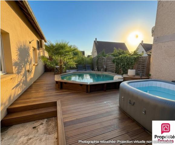 Maison Contemporaine avec Piscine & Jacuzzi : Votre Oasis de Détente à Saint-Pantaléon !