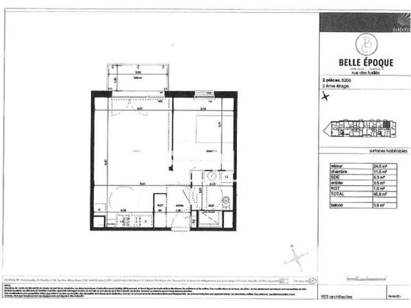 Location Appartement 2 pièces 45.8 m² - 1A ET 1B RUE DES FUSILLES Notre Dame De Bondeville 76960