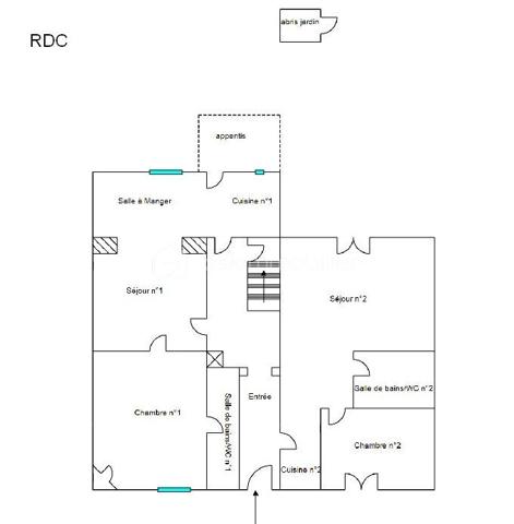 Immeuble mixte de 344 m²