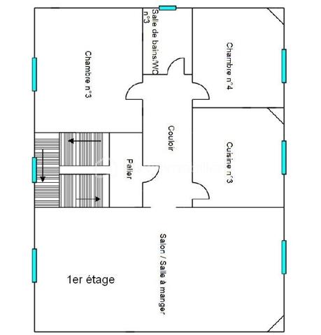Immeuble mixte de 344 m²