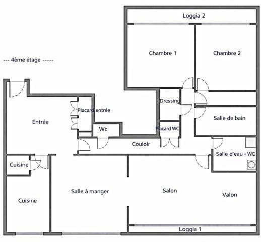 Appartement à vendre 4 pièces Rue des Pyrénées PARIS 20EME ARRONDISSEMENT (75)
