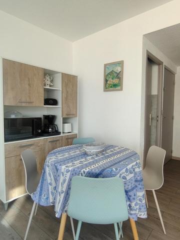 Grand studio avec terrasse et vue dégagée