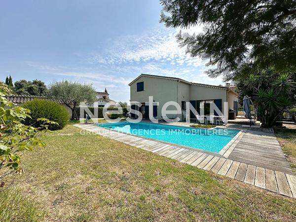 MANDELIEU : Maison individuelle 3ch piscine et garage, SUD