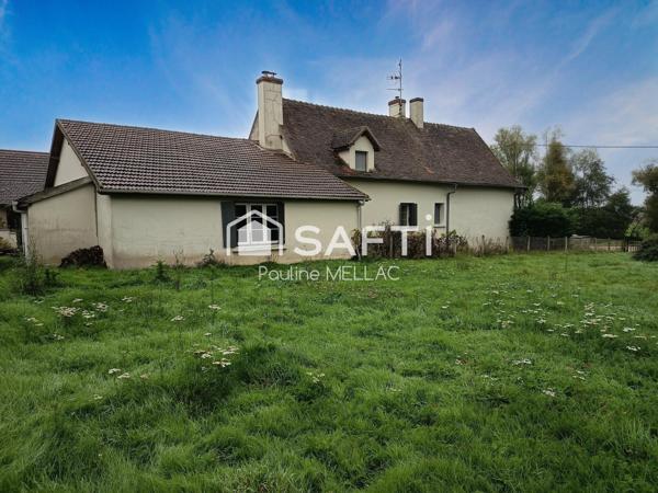 Aux amoureux du calme de la campagne , cette maison  individuelle avec son terrain de plus de 3000 m2 vous séduira . Idéale pour une famille