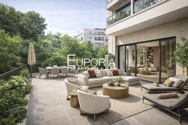 Suresnes – Appartement 5 pièces duplex 105 m² – Terrasses – Dernier étage – Résidence de standing