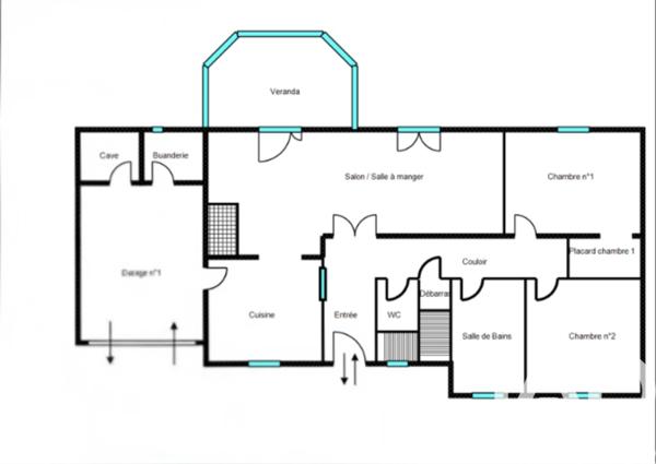 Maison à vendre 5 pièces 118 m² Luisant