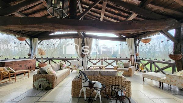 Superbe domaine atypique avec étang privé