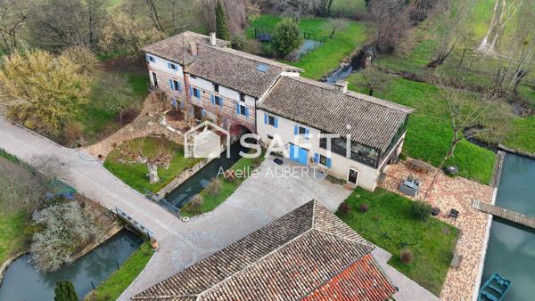 Superbe domaine atypique avec étang privé