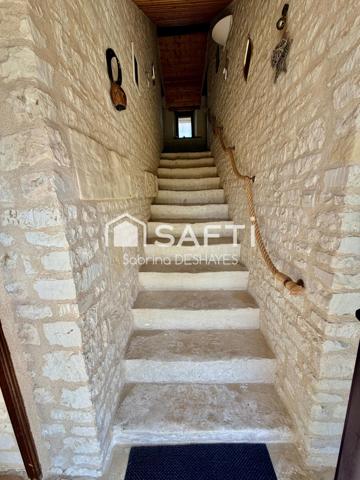 CACHET EXCEPTIONNEL -  maison avec dépendances et jardin arboré